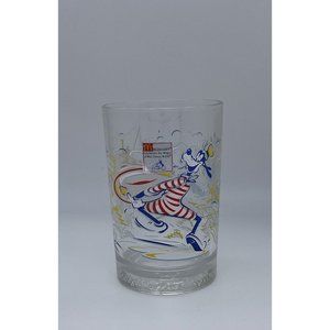 McDonald's Walt Disney World 25th Anniversary Remember The Magic Goofy Glass Cup